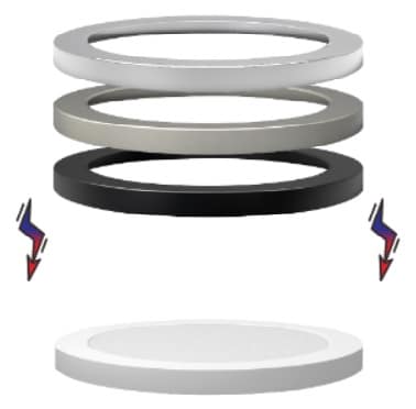 LED Slim Flush Mount - 5Way CCT by Votatec - view 8