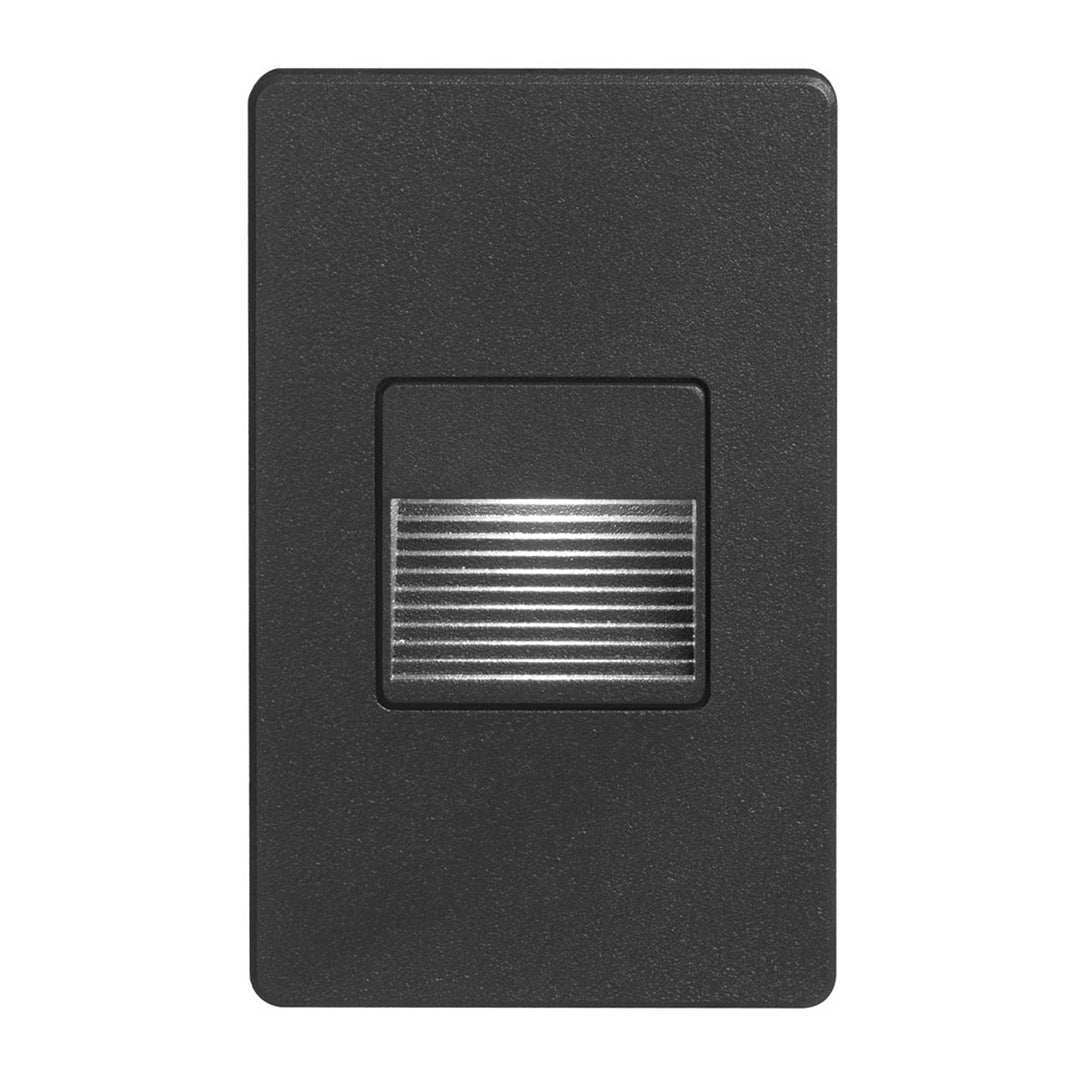 Led 5CCT Rectangle Indoor/Outdoor 2W Wall Light in Black by Dainolite