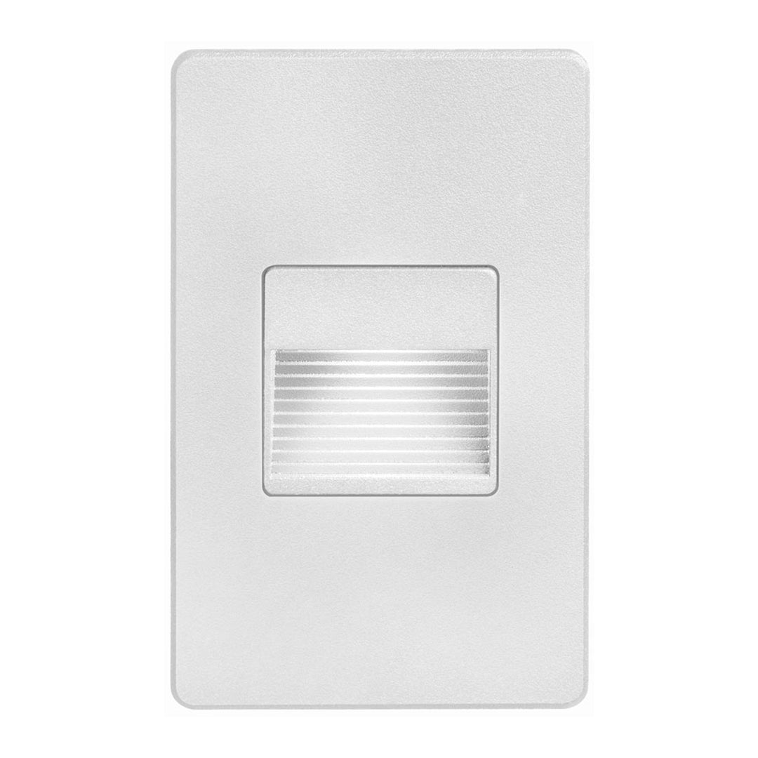 Led 5CCT Rectangle Indoor/Outdoor 2W Wall Light in White by Dainolite
