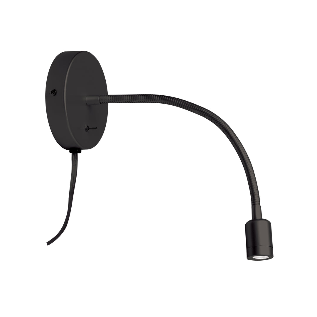 Wynne 3W Wall Lamp in Black by Dainolite