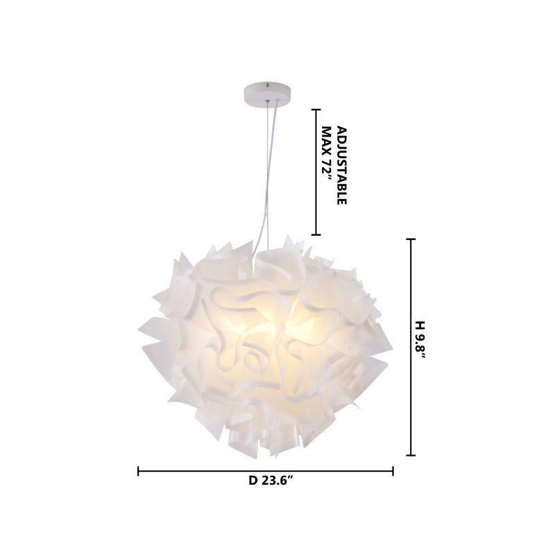Acrylic Chandelier with Hardware by Bethel - view 17
