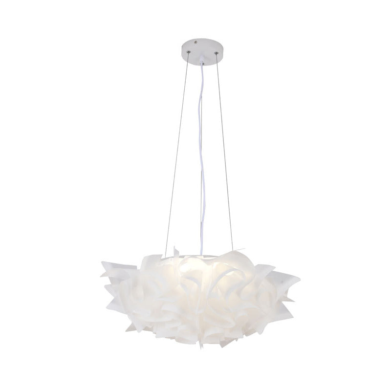 Acrylic Cloud LED Chandelier with Hardware, 20.8", by Bethel