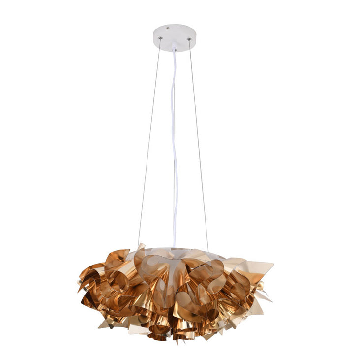 Acrylic Chandelier with Hardware by Bethel - view 7