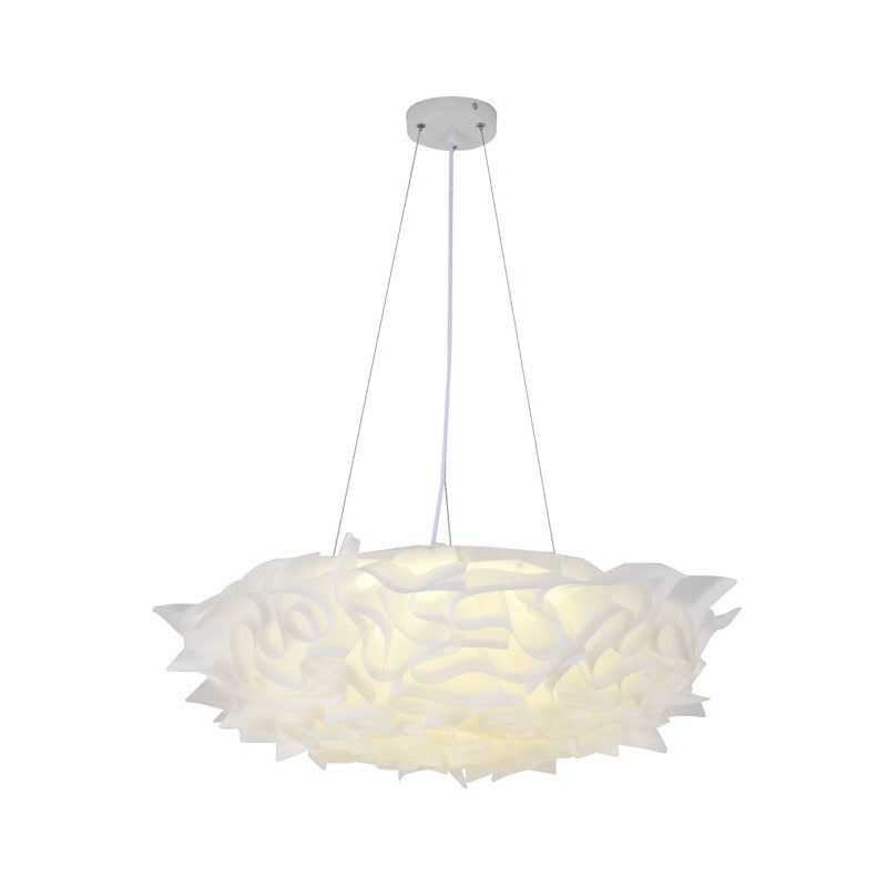 Acrylic Cloud LED Chandelier with Hardware, 30.71", by Bethel
