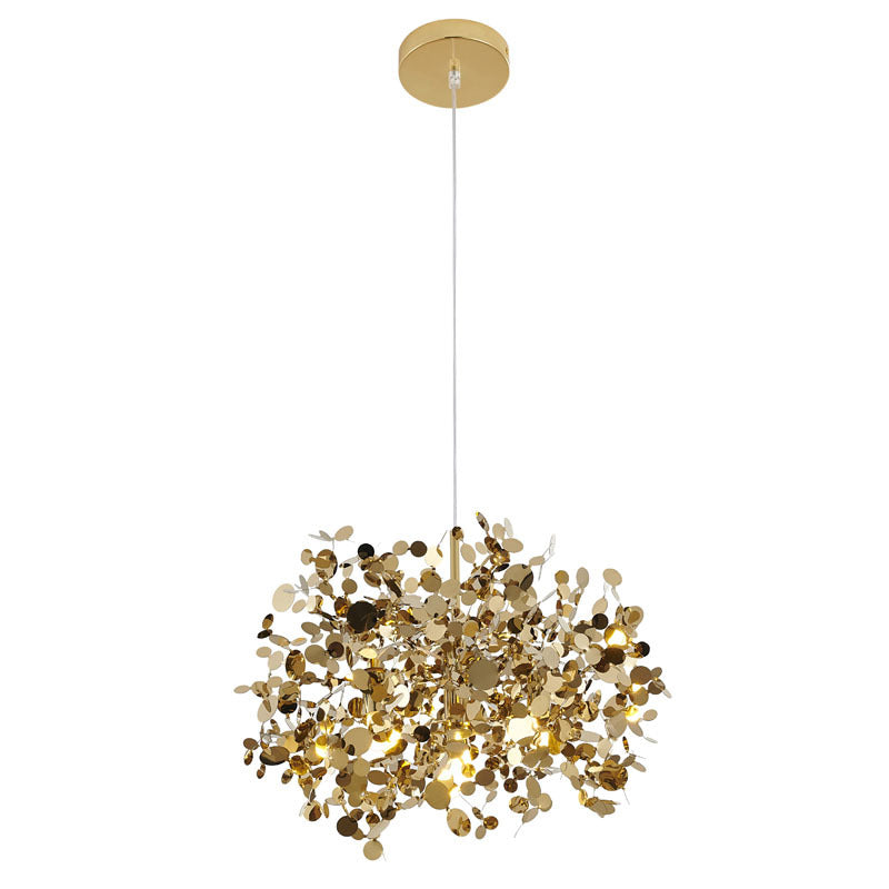 Sparkle Confetti Pendant Light in Gold by Bethel