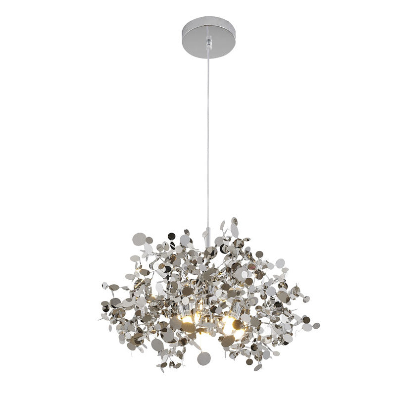 Sparkle Confetti Pendant Light in Chrome by Bethel