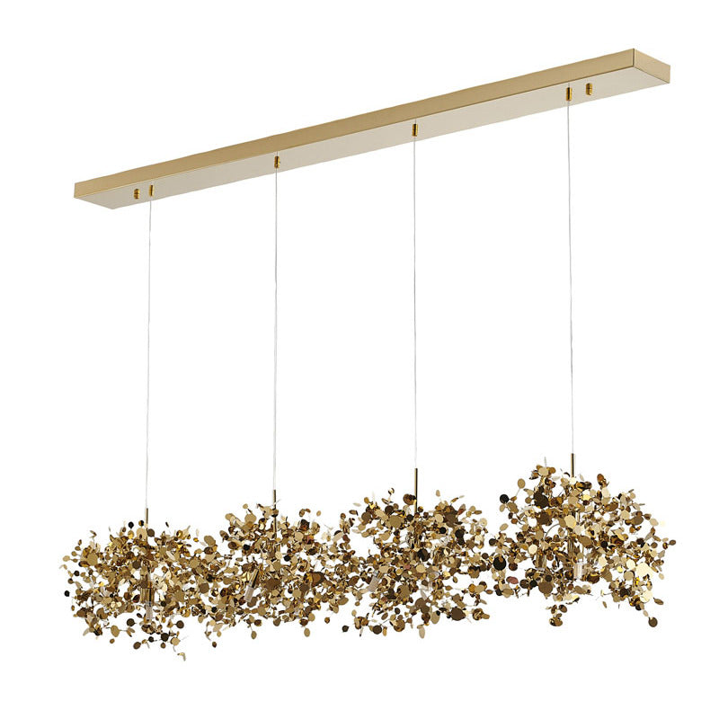 Frame Island Light with Sparkle Confetti Pendants by Bethel - view 7