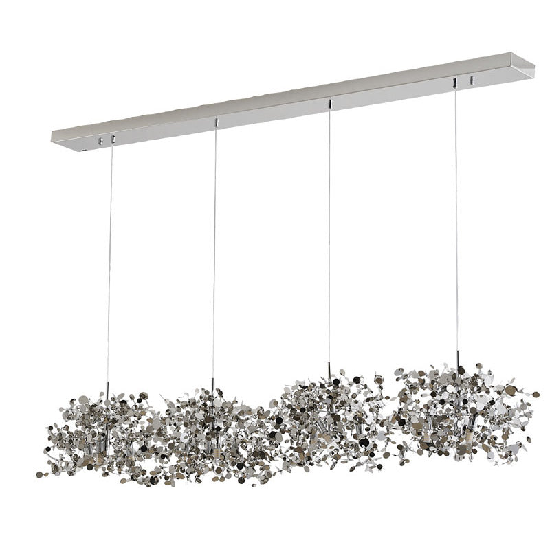 Frame Island Light with Sparkle Confetti Pendants by Bethel - view 2