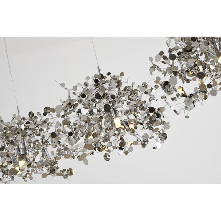 Frame Island Light with Sparkle Confetti Pendants by Bethel - view 3