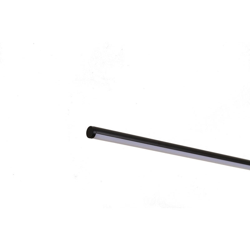 Black Interlocked LED Chandelier with White Acrylic Diffuser by Bethel - view 6