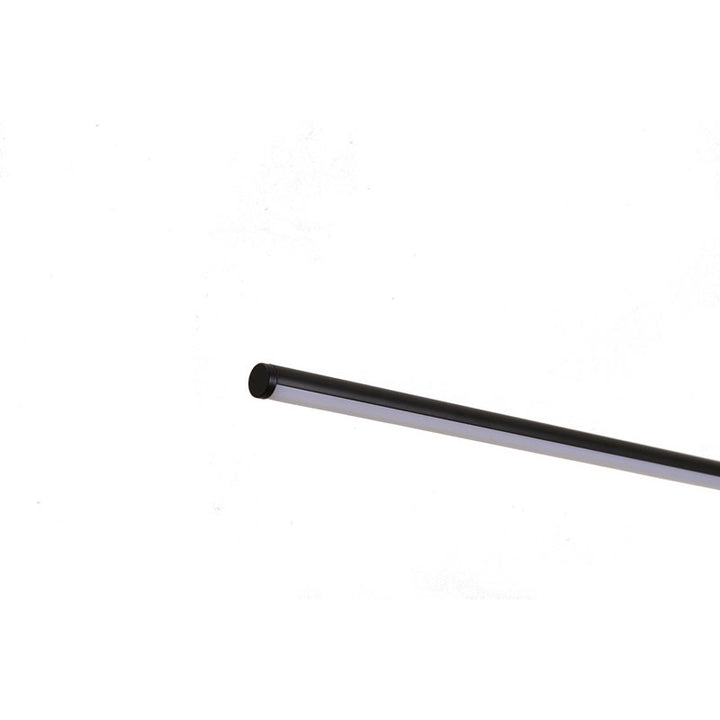 Black Interlocked LED Chandelier with White Acrylic Diffuser by Bethel - view 6