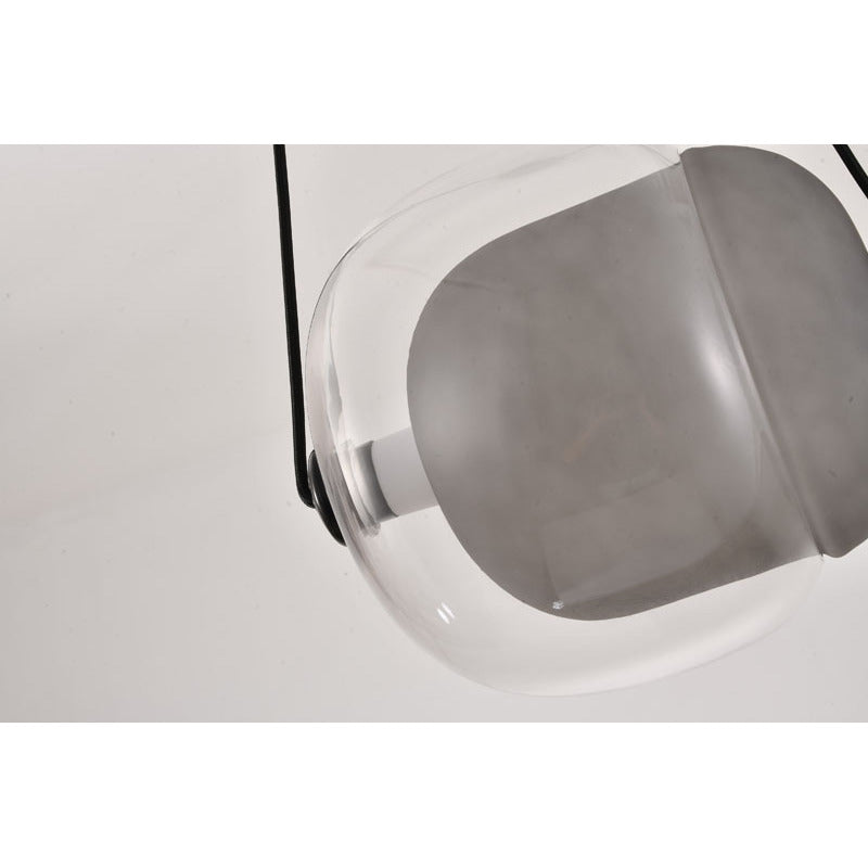 Clear Glass Shade LED Pendant Light with Hardware by Bethel - view 8