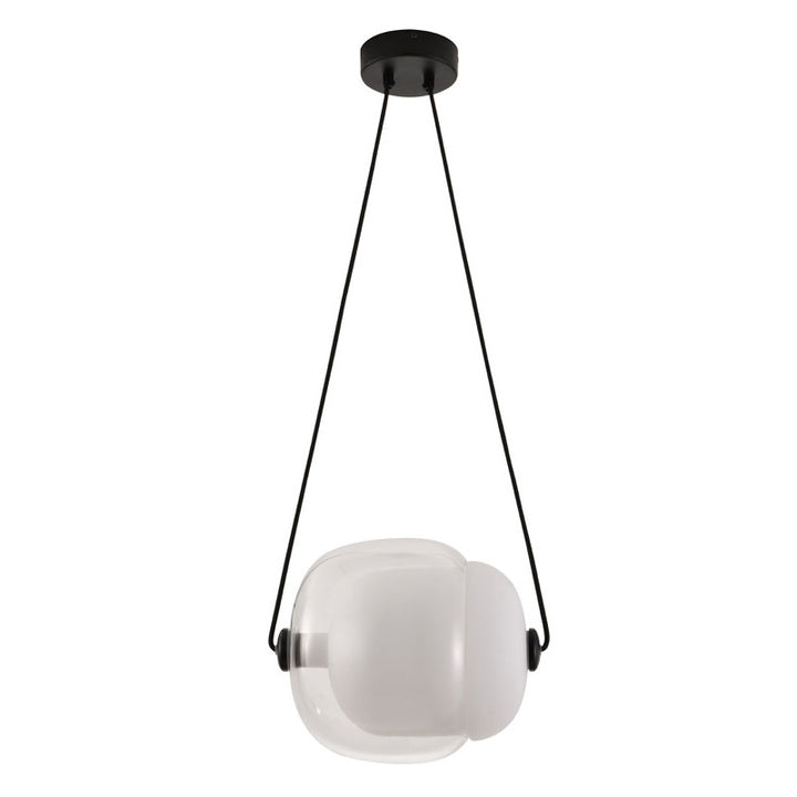 Clear Glass Shade LED Pendant Light with Hardware by Bethel - view 2