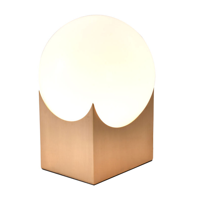 Gold Glass Table Lamp (DLS39) by Bethel