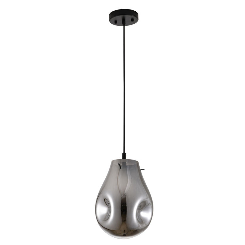 Dented Jar Glass Pendant Light with Hardware by Bethel - view 34