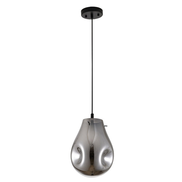 Dented Jar Glass Pendant Light with Hardware by Bethel - view 34