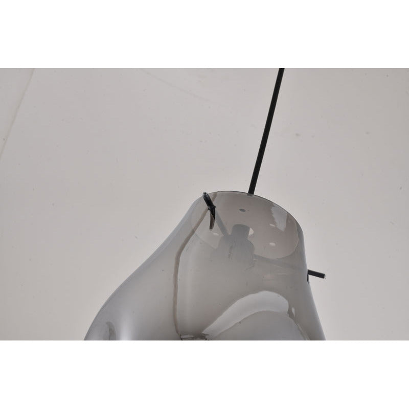Dented Jar Glass Pendant Light with Hardware by Bethel - view 39