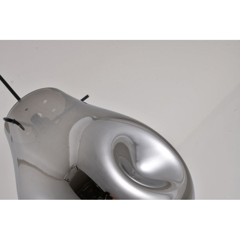 Dented Jar Glass Pendant Light with Hardware by Bethel - view 41
