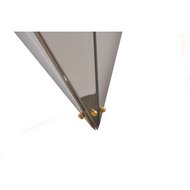 Framed Prism Chandelier with Glass Shade by Bethel - view 8