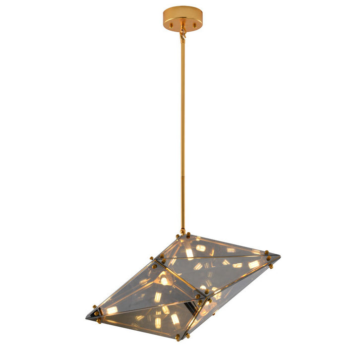 Gold Glass Chandelier (DLS52) by Bethel