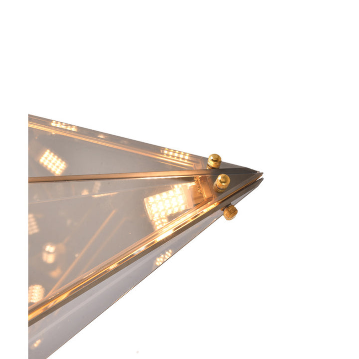 Framed Prism Chandelier with Glass Shade by Bethel - view 35