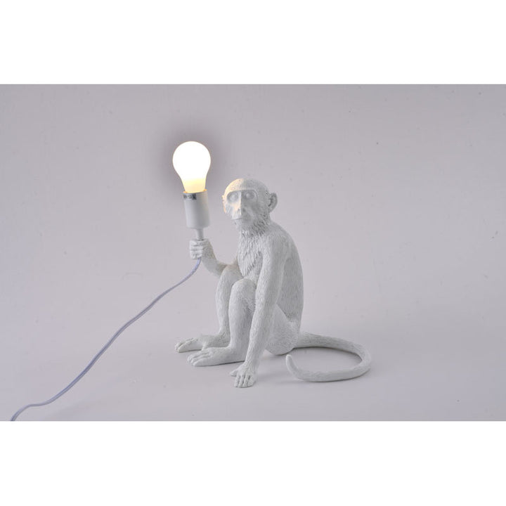 White Table Lamp (DLS77) by Bethel