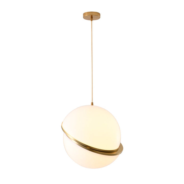 Acrylic Orb Pendant Light with Hardware, 7.8", by Bethel