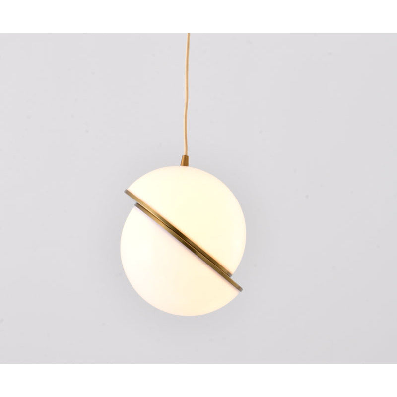 Acrylic Orb Pendant Light with Hardware by Bethel - view 8