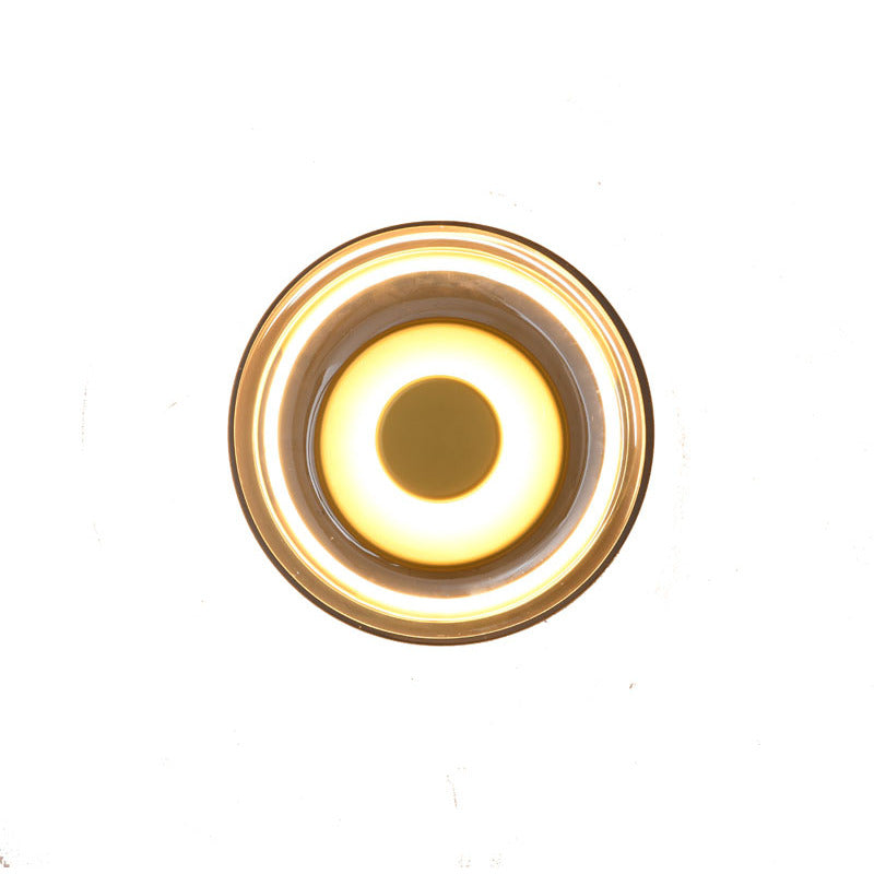 Gold Glass Wall Sconce by Bethel - view 2