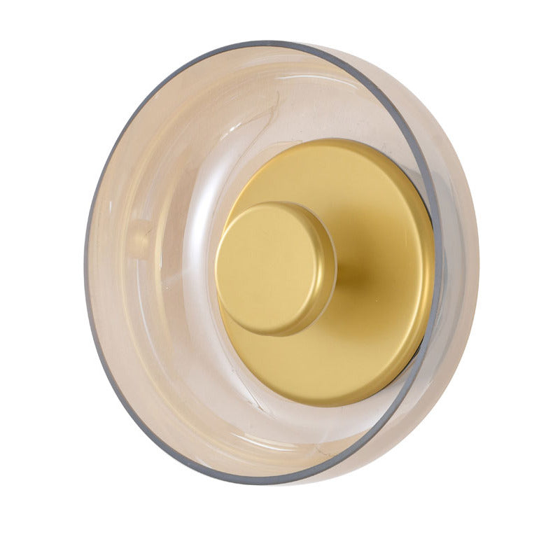 Gold Glass Wall Sconce by Bethel - view 3