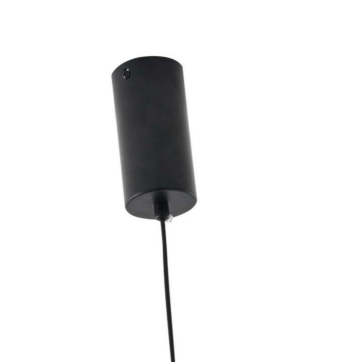 Black LED Stick Pendant Light with White Acrylic Diffuser by Bethel - view 5
