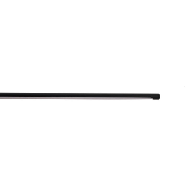 Black Ring and Linear Stick LED Chandelier with White Acrylic Diffuser by Bethel - view 5