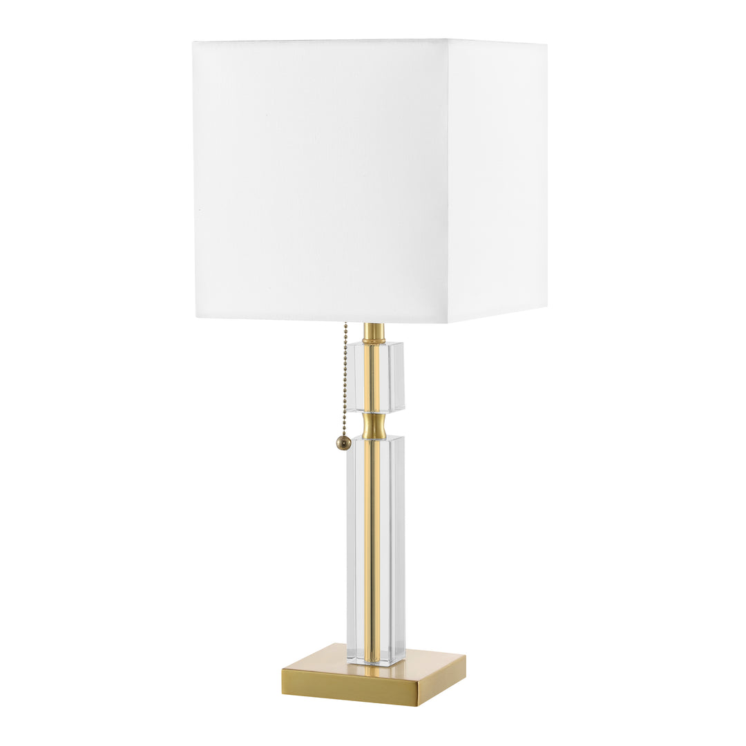 Fernanda 1 Light Incandescent Table Lamp in Aged Brass by Dainolite