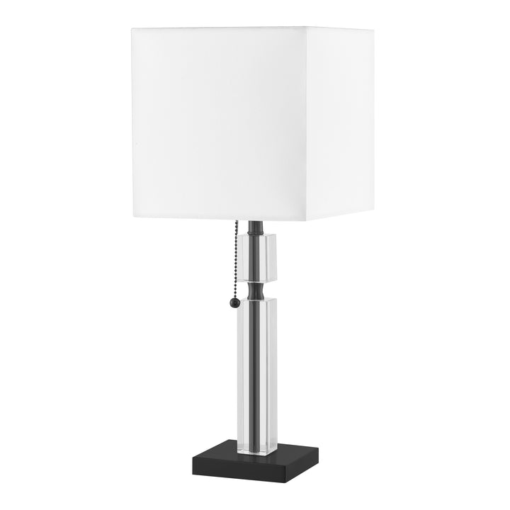 Fernanda 1 Light Incandescent Table Lamp in Matte Black by Dainolite