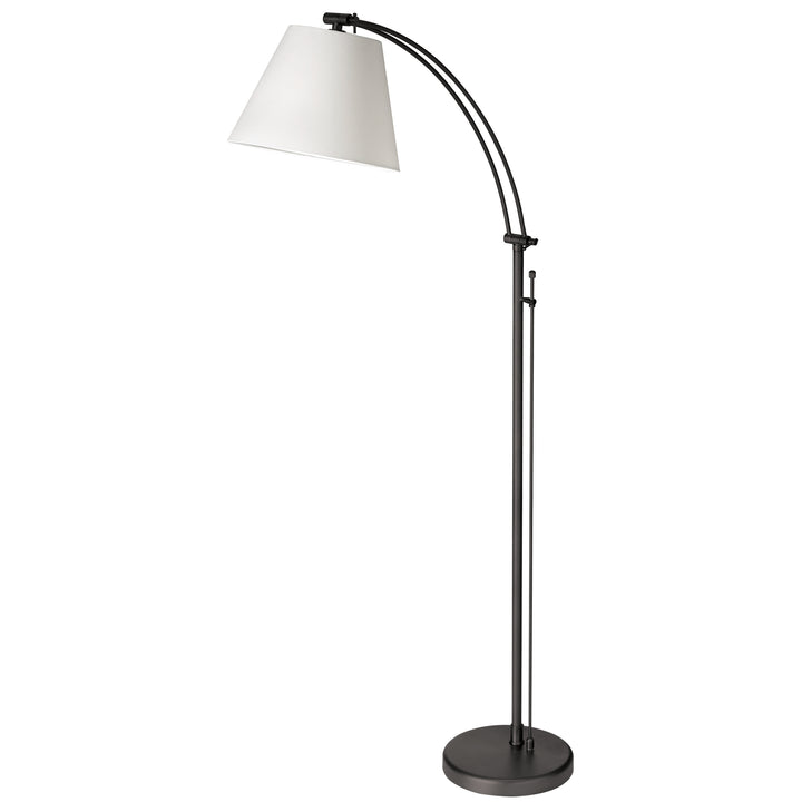 Felix 1 Light Incandescent Adjustable Floor Lamp in Black by Dainolite
