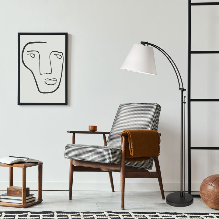 Felix 1 Light Incandescent Adjustable Floor Lamp by Dainolite - view 3