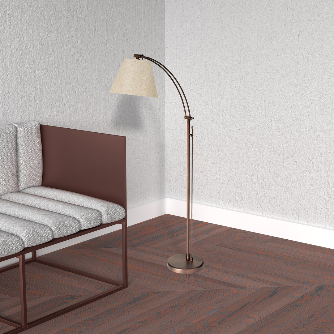 Felix 1 Light Incandescent Adjustable Floor Lamp by Dainolite - view 5