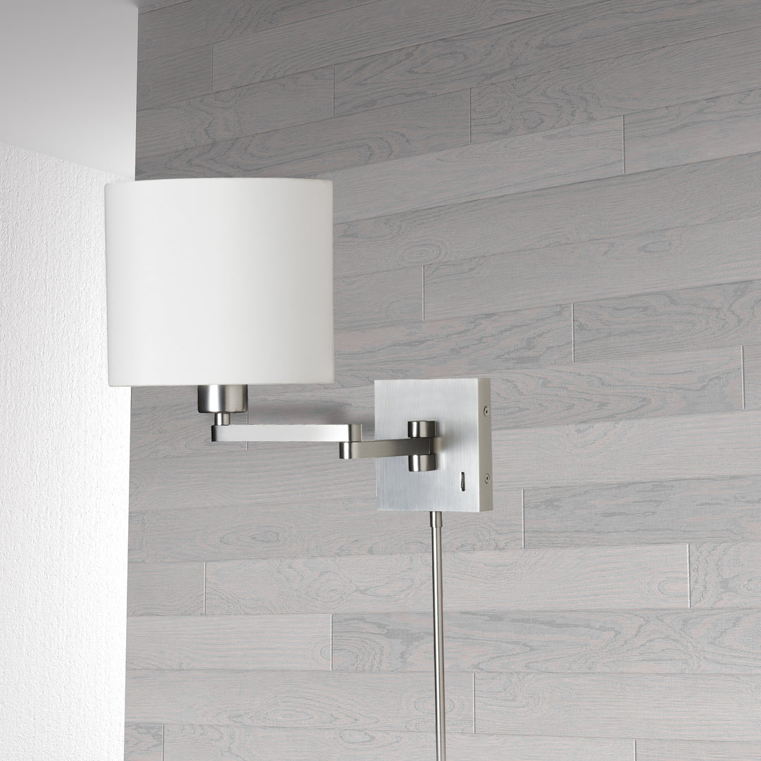 1 Light Double Swing Arm Wall Lamp by Dainolite - view 4