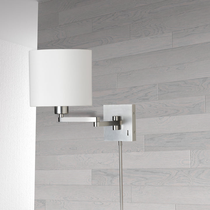 1 Light Double Swing Arm Wall Lamp by Dainolite - view 4