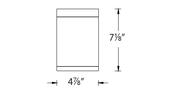 Tube Architectural 5" Ceiling Mount