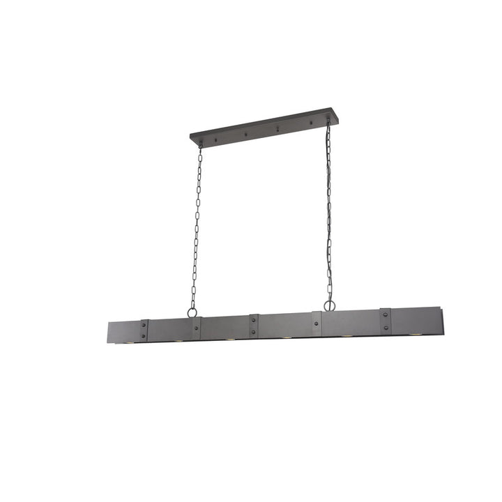 Gun Metal Linear Frame with Downlightin by Bethel