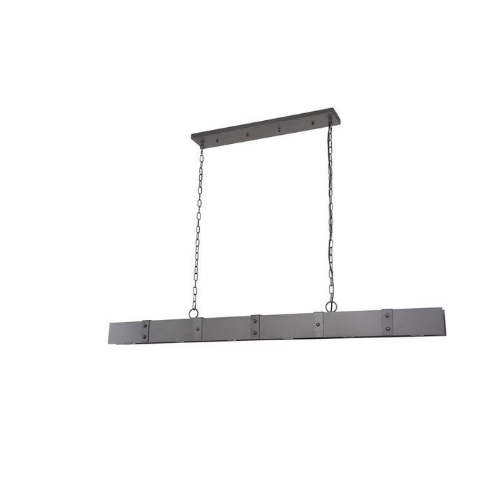 Gun Metal Linear Frame with Downlightin by Bethel - view 2