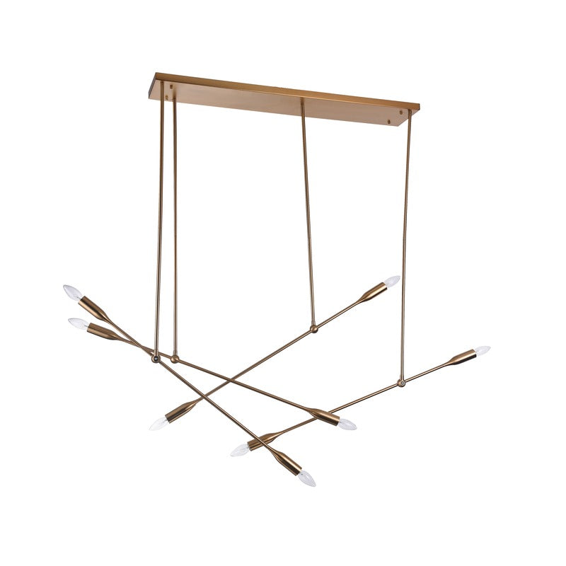 Iron Frame Stick Ceiling Fixture by Bethel - view 2