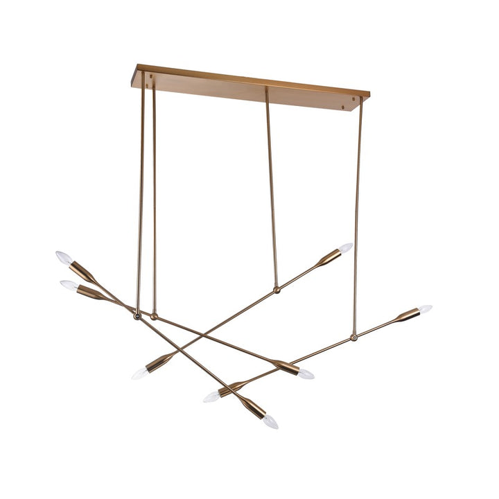 Iron Frame Stick Ceiling Fixture by Bethel - view 2