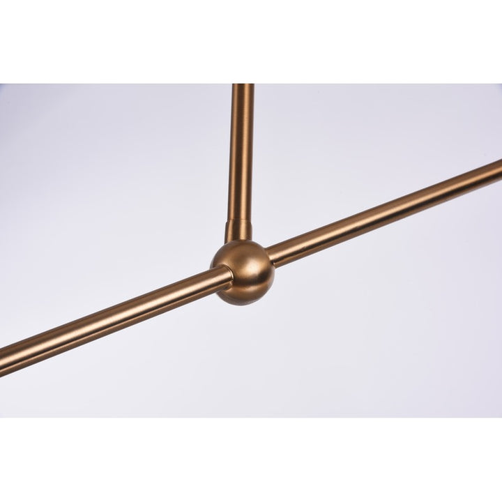 Iron Frame Stick Ceiling Fixture by Bethel - view 3