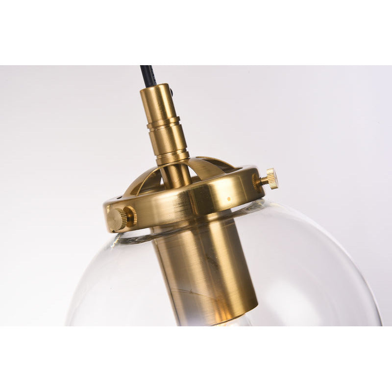Brass Frame with Black Wall Sconce by Bethel - view 3