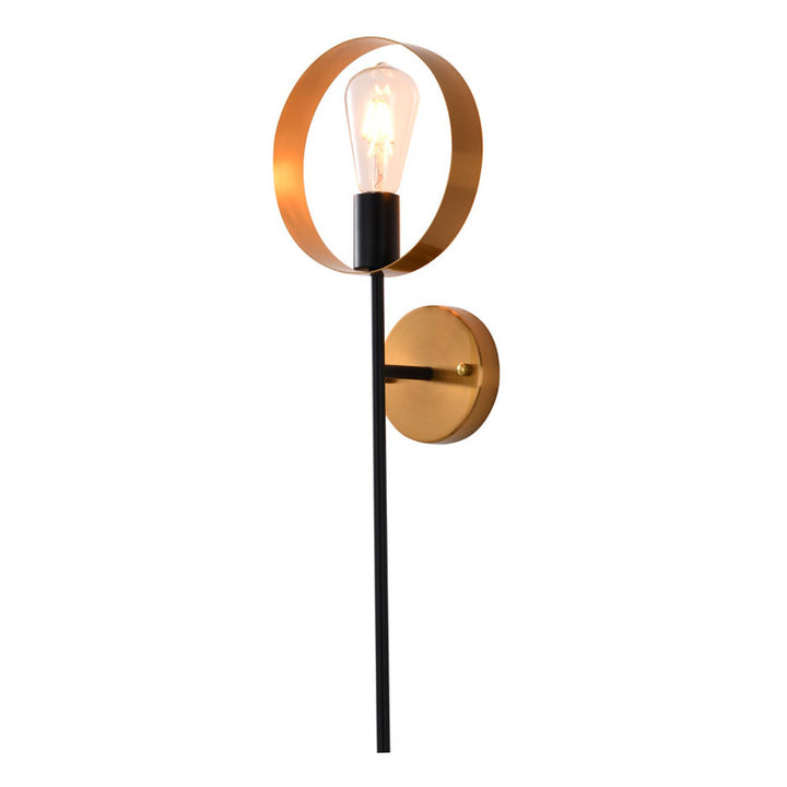 Black &amp; Golden Bronze Wall Sconce