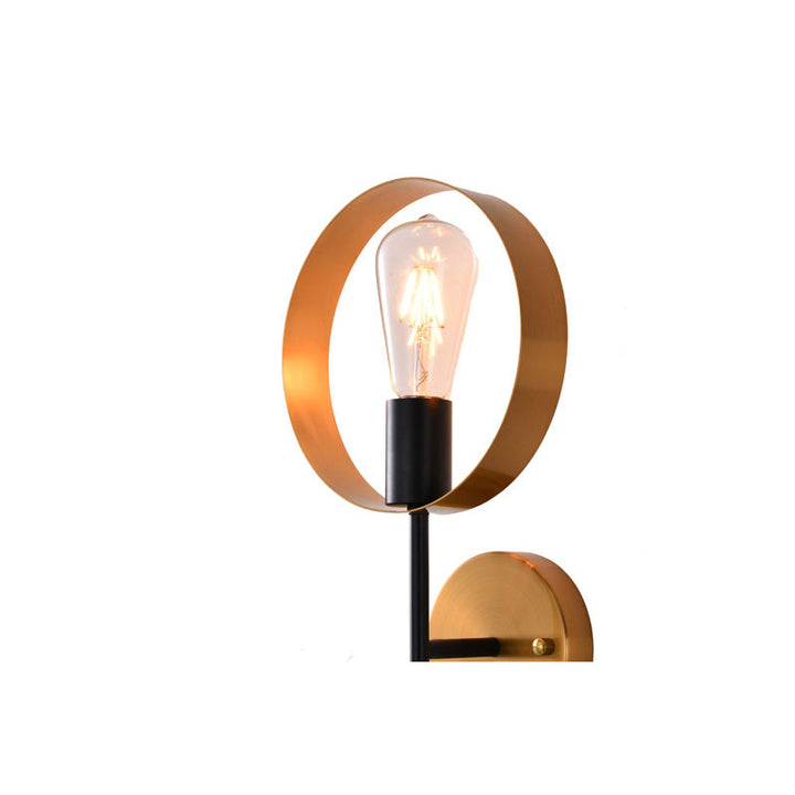 Black &amp; Golden Bronze Wall Sconce