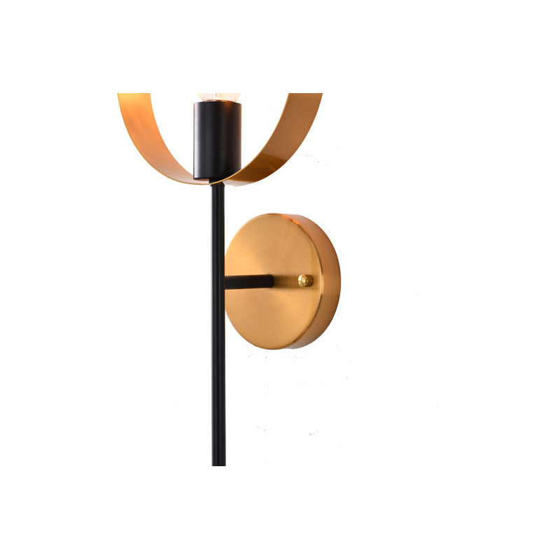 Black &amp; Golden Bronze Wall Sconce