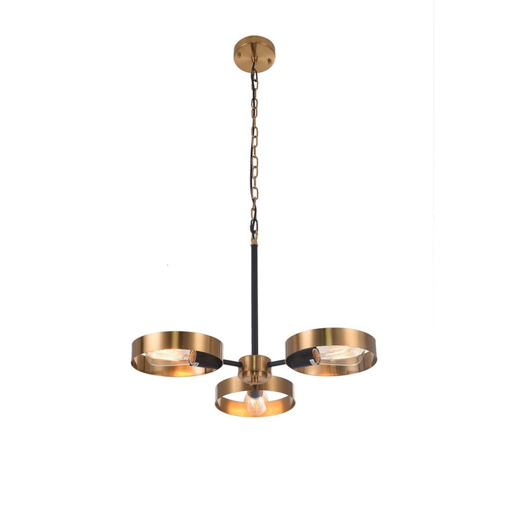 Ceiling Fixture with and Golden Accents, 22.6", by Bethel